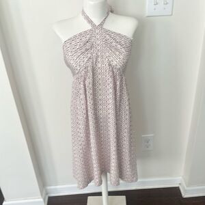 Madewell Silk Halter Knee Length Dress 10 NWT
